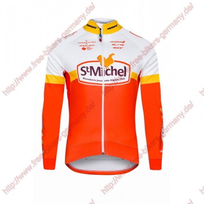Radsport SAINT MICHEL AUBER 93 Trikot Langarm