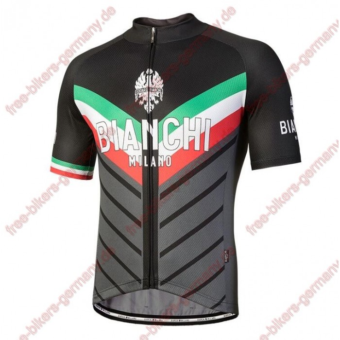 Profiteam 2018 Bianchi Milano Tiera schwarz Trikot Kurzarm 71917MQ
