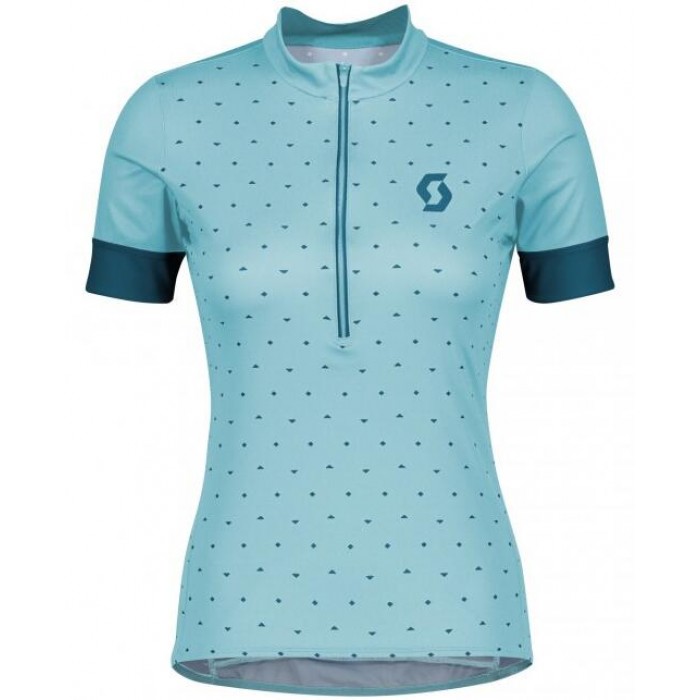 Fahrradbekleidung Radsport 2020 Damen SCOTT Endurance 20 Trikot Kurzarm Outlet blau