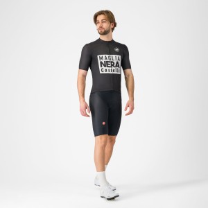 Bekleidung Herren Vintage Trikot Giro d'Italia 2025-Schwarz