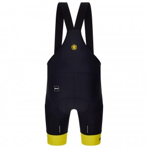 Bekleidung Herren Santini Gelb Tour de France tragerhose 2025